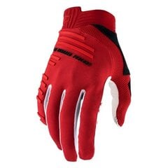 Велосипедные перчатки 100% R-Core, XL, красный цвет цена и информация | Велоперчатки | kaup24.ee