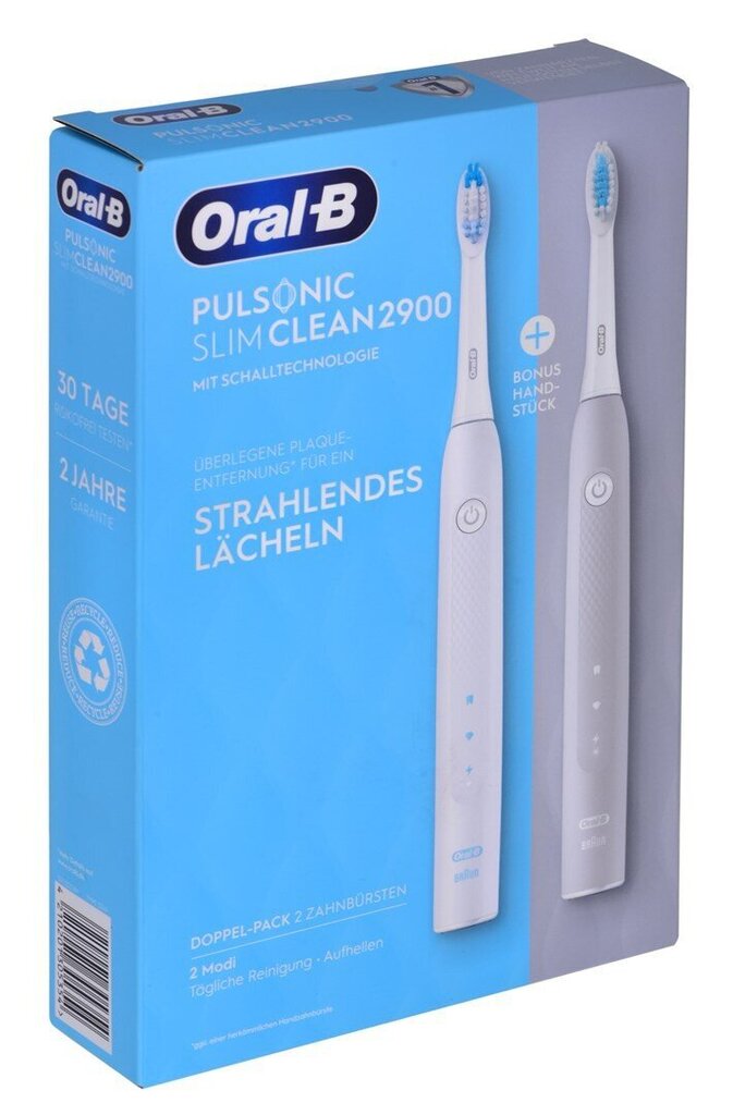 Oral-B Pulsonic Slim Clean 2900 цена и информация | Elektrilised hambaharjad | kaup24.ee