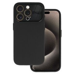 Мягкий чехол Tel Protect Lichi для iPhone 14 Pro, черный цена и информация | Чехлы для телефонов | kaup24.ee