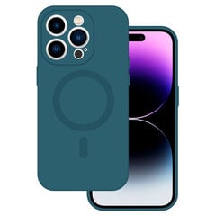 Силиконовый чехол TEL PROTECT MagSilicone для iPhone 15 Pro, синий цена и информация | Чехлы для телефонов | kaup24.ee