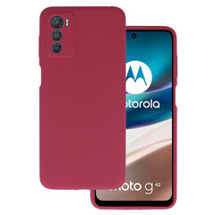 Силиконовый чехол Lite для Motorola Moto G42, бордовый цена и информация | Чехлы для телефонов | kaup24.ee