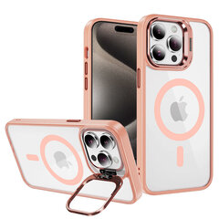 Чехол Tel Protect Kickstand Magsafe для Iphone 15 Pro, светло-розовый цена и информация | Чехлы для телефонов | kaup24.ee
