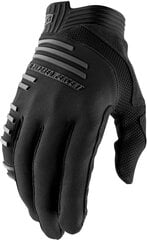 Велосипедные перчатки 100% R-Core, M, черный цвет цена и информация | Велоперчатки | kaup24.ee