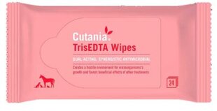 Vet-Cutania TrisEDTA Wipes N24 (nahahoolduslapid) hind ja info | Hooldusvahendid loomadele | kaup24.ee