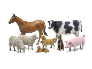 Tamiya - Livestock Set II, 1/35, 35385 цена и информация | Конструкторы и кубики | kaup24.ee