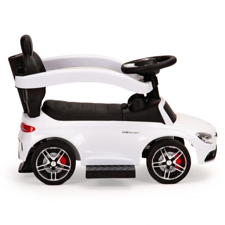Tõukeauto Mercedes AMG, valge hind ja info | Imikute mänguasjad | kaup24.ee