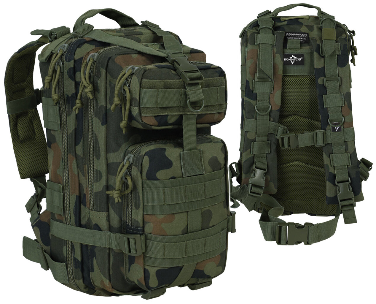 Meeste seljakott Dominator Urban Combat Shadow Kamuflaaž WZ.93 hind ja info | Spordikotid, seljakotid | kaup24.ee