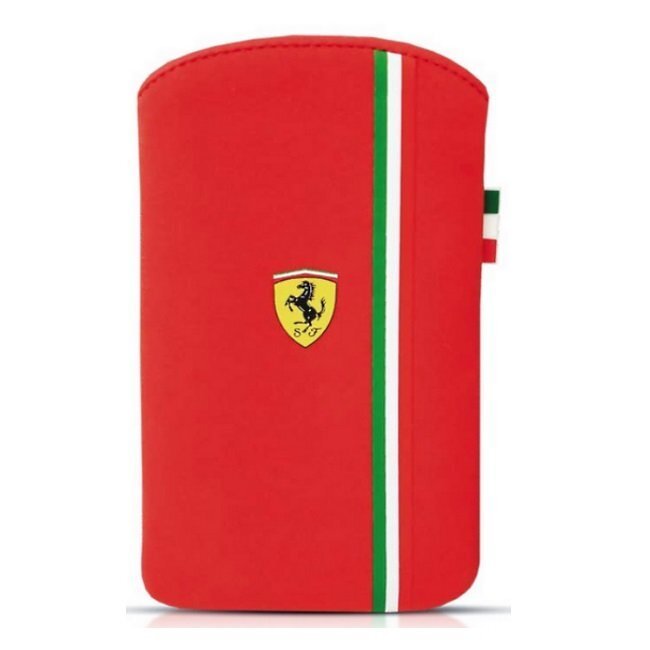 Universaalne kaitseümbris Ferrari FENUV3RE 6x12cm, Punane цена и информация | Telefoni kaaned, ümbrised | kaup24.ee