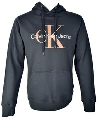 Meeste Calvin Klein Jeans Pusa Kampsun Must цена и информация | Мужские толстовки | kaup24.ee