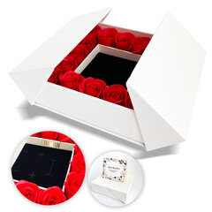 Подарочная коробка с 16 мыльными розами (украшения в подарочный набор не входят), LIVMAN цена и информация | Мыло | kaup24.ee