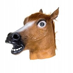 Латексная маска Голова лошади цена и информация | Карнавальные костюмы | kaup24.ee