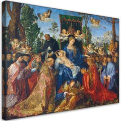 Seinapilt Albrecht Dürer, Rose Garlandsi pidu цена и информация | Картины, живопись | kaup24.ee
