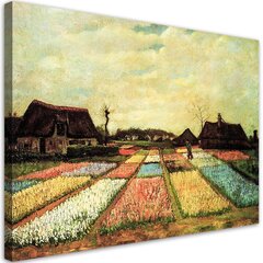 Seinapilt Vincent Van Gogh, lilleväljad цена и информация | Картины, живопись | kaup24.ee