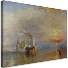 Seinapilt J. M. W. Turner, võitlus TeMeraire цена и информация | Картины, живопись | kaup24.ee