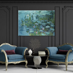 Seinapilt Claude Monet, vesiliiliad цена и информация | Картины, живопись | kaup24.ee