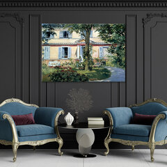 Seinapilt Edouard Manet, maja Ruili juures hind ja info | Seinapildid | kaup24.ee
