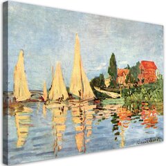 Seinapilt Claude Monet, regatta Argenteuil City hind ja info | Seinapildid | kaup24.ee