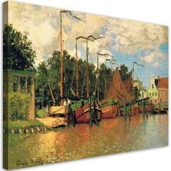 Seinapilt Claude Monet, Praamid Zaandamis hind ja info | Seinapildid | kaup24.ee