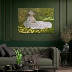 Seinapilt Claude Monet, naist lugemine цена и информация | Картины, живопись | kaup24.ee