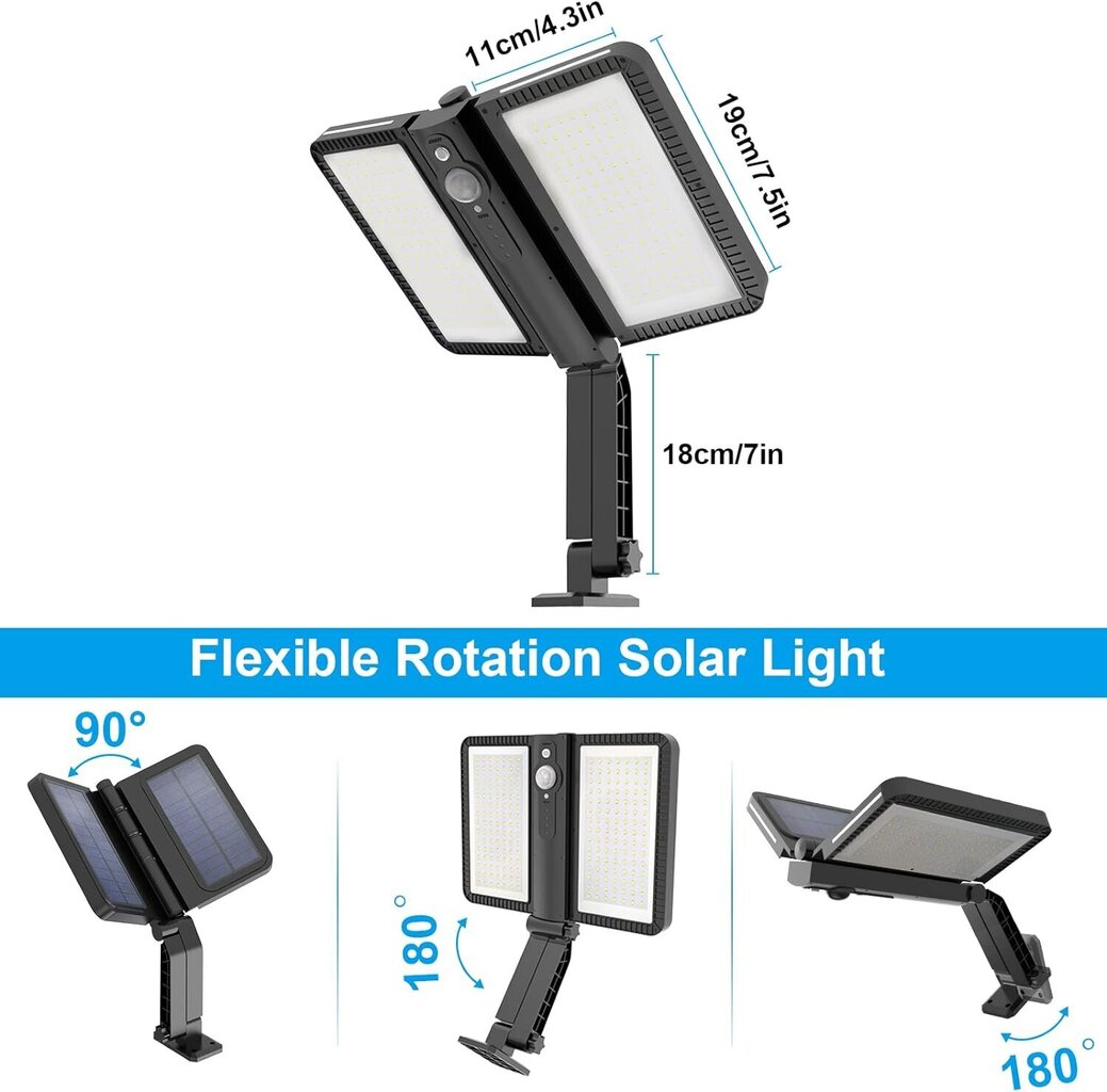 Päikeseenergia LED tänavavalgustid XilbDL цена и информация | Aia- ja õuevalgustid | kaup24.ee
