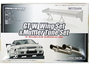 Fujimi - Garage & Tools Series GT-W Wing Set & Muffler Tune Set, 1/24, 11112 цена и информация | Принадлежности для рисования, лепки | kaup24.ee