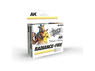 Akrüülvärvide komplekt AK Interactive The Inks Radiance and Fire Colors, AK16024 hind ja info | Kunstitarbed, voolimise tarvikud | kaup24.ee