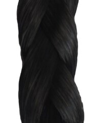 Punutud juuksepats klambriga Vanessa Grey Long Braid-1B, 55cm, must цена и информация | Аксессуары для волос | kaup24.ee