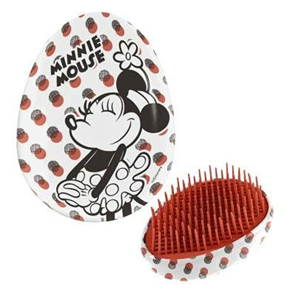 Juuksehari Minnie Mouse, valge цена и информация | Juukseharjad, kammid, juuksuri käärid | kaup24.ee