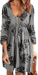 Женское платье Anggrek, серое цена и информация | Платья | kaup24.ee