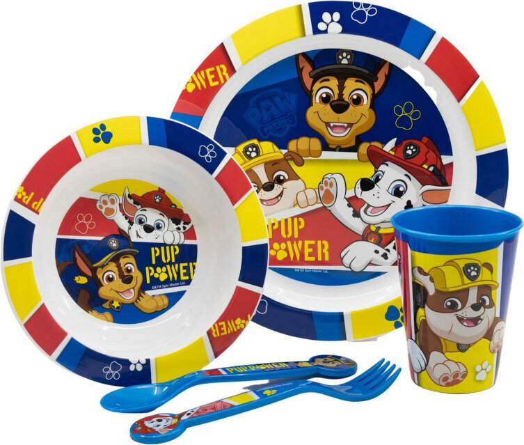 Pikniku komplekt The Paw Patrol Pup Power Children's hind ja info | Lauanõud ja kööginõud | kaup24.ee