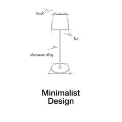 LED- laualamp цена и информация | Настольные лампы | kaup24.ee