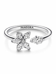 Hõbedane tsirkoonidega sõrmus Pandora 192611C01 hind ja info | Sõrmused | kaup24.ee