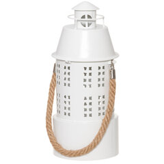 Latern 4Living Lighthouse, 37 cm, valge hind ja info | Aia- ja õuevalgustid | kaup24.ee