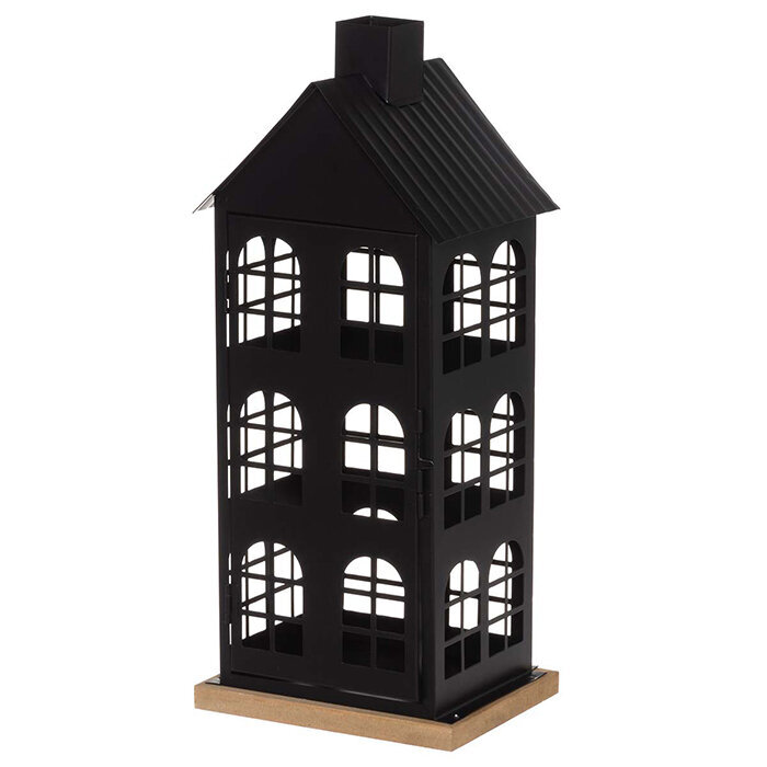 Latern 4Living House, 42 cm, must hind ja info | Aia- ja õuevalgustid | kaup24.ee