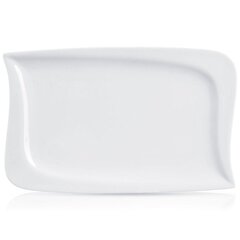 Фарфоровая сервировочная тарелка, 28x18 см цена и информация | Посуда, тарелки, обеденные сервизы | kaup24.ee