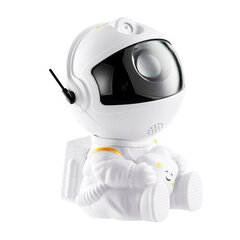 LED projektor Astronaut, USB, valge цена и информация | Праздничные декорации | kaup24.ee