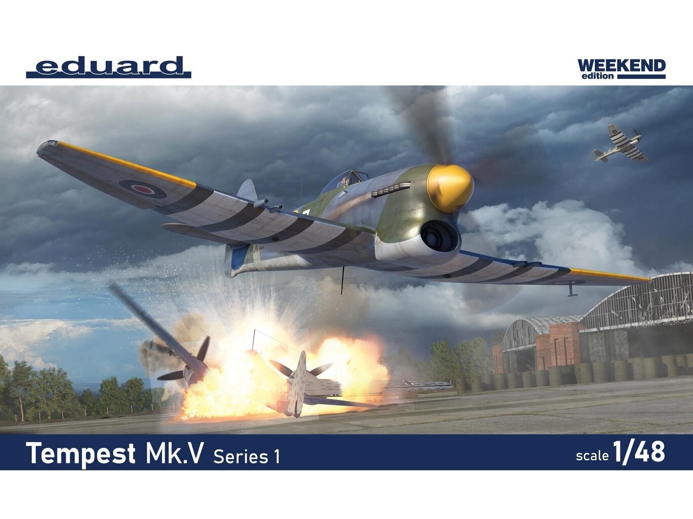 Mudel Eduard - Hawker Tempest Mk.V Series 1 Weekend Edition, 1/48, 84195 hind ja info | Klotsid ja konstruktorid | kaup24.ee