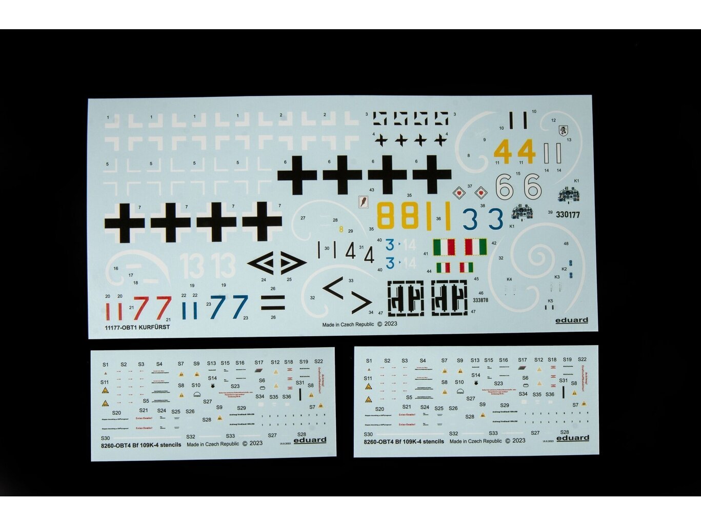 Mudel Eduard - Messerschmitt Bf 109K-4 Kurfürst Limited edition, 1/48, 11177 цена и информация | Klotsid ja konstruktorid | kaup24.ee