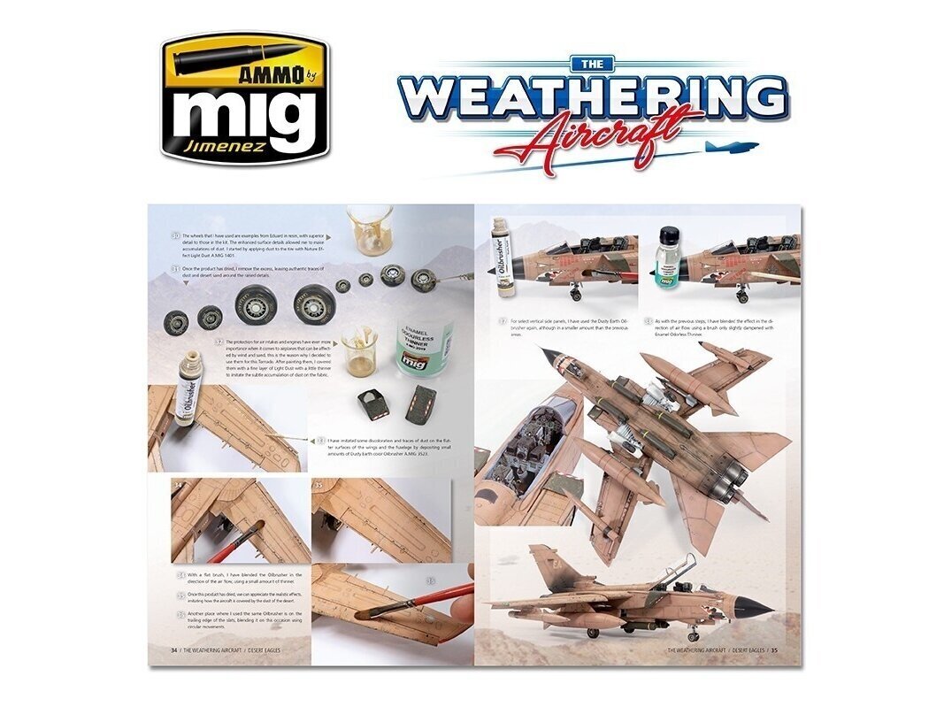 AMMO MIG - The Weathering Aircraft 09. Desert Eagles (English), 5209 цена и информация | Liimitavad mudelid | kaup24.ee