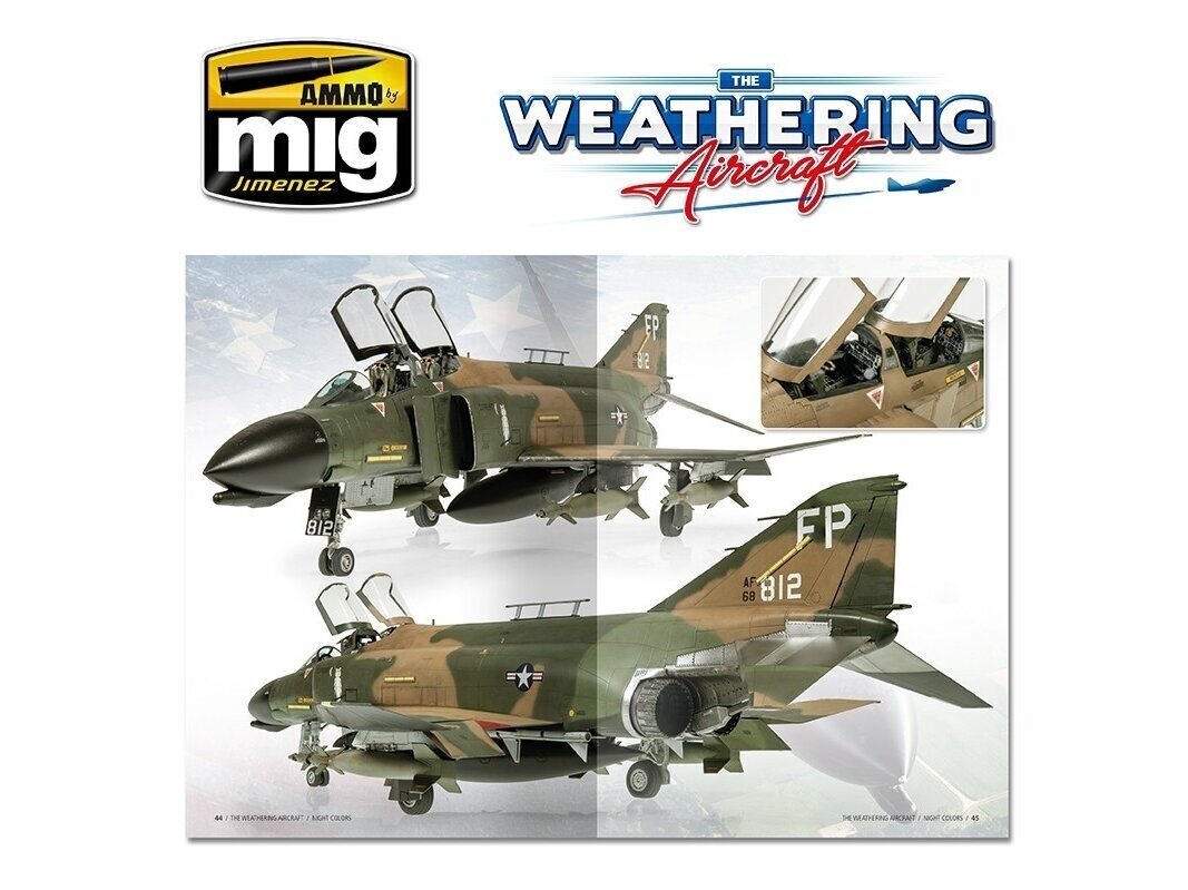 AMMO MIG - The Weathering Aircraft 14. Night Colors (English), 5214 цена и информация | Liimitavad mudelid | kaup24.ee