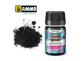 Пигмент Ammo Mig Carbonized Black, 35мл, 3052 цена и информация | Принадлежности для рисования, лепки | kaup24.ee