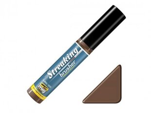 AMMO MIG - Эффект старения STREAKINGBRUSHER Medium Brown 1250 цена и информация | Принадлежности для рисования, лепки | kaup24.ee
