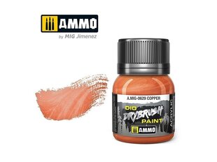 Värv Ammo Mig Drybrush Copper 0629, 40 ml, oranž hind ja info | Kunstitarbed, voolimise tarvikud | kaup24.ee