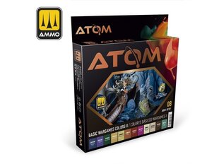 AMMO MIG - ATOM Набор акриловых красок Basic Wargames Colors II, 20707 цена и информация | Принадлежности для рисования, лепки | kaup24.ee