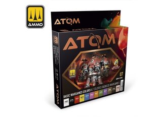 Akrüülvärvide komplekt Ammo Mig - Atom Basic Wargames Colors I, 20706 hind ja info | Kunstitarbed, voolimise tarvikud | kaup24.ee