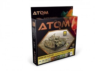 Akrüülvärvide komplekt Ammo Mig Atom German Tank Colors WWII, 20704 hind ja info | Kunstitarbed, voolimise tarvikud | kaup24.ee