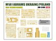 Rye Field Model - M1A1 Abrams Ukraine/Poland 2in1 Limited Edition, 1/35, RFM-5106 hind ja info | Liimitavad mudelid | kaup24.ee