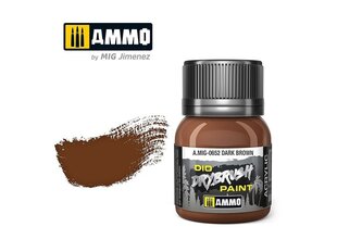 Värv Ammo Mig Drybrush Dark Brown 0652, 40 ml, pruun hind ja info | Kunstitarbed, voolimise tarvikud | kaup24.ee