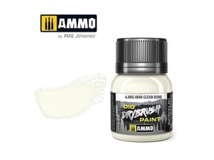 Värv Ammo Mig Drybrush Clean Bone 0648, 40 ml, valge hind ja info | Kunstitarbed, voolimise tarvikud | kaup24.ee