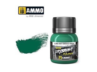 Värv Ammo Mig Drybrush Emerald Green 0647, 40 ml, roheline цена и информация | Принадлежности для рисования, лепки | kaup24.ee